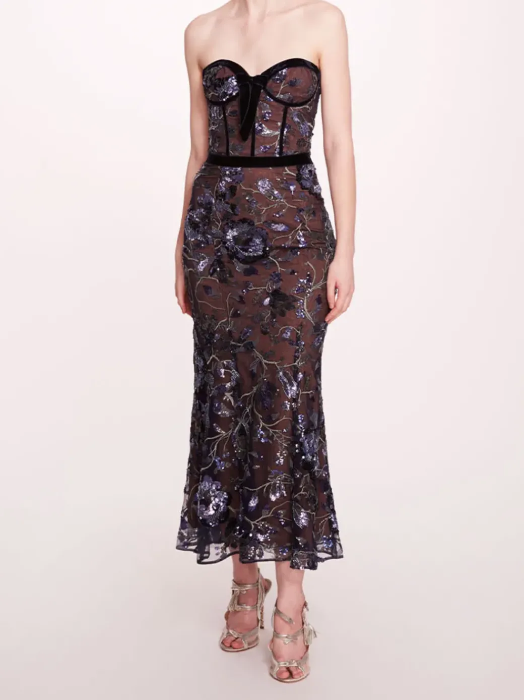 Climbing Vines Midi Dress