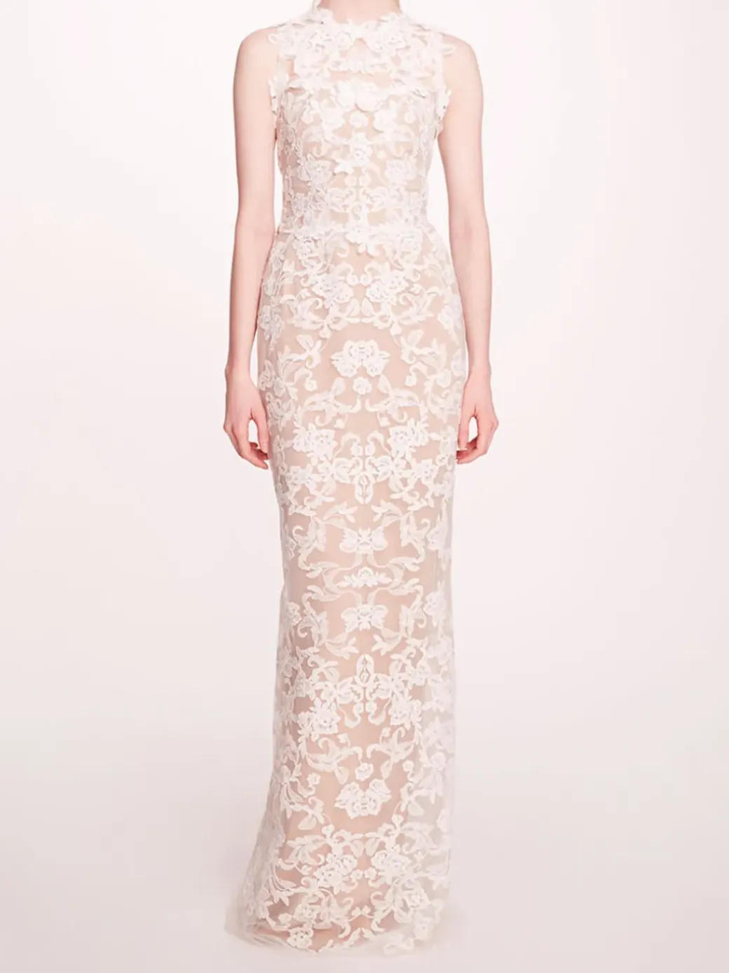 Corded Column Gown