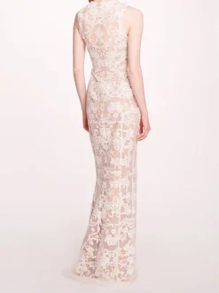 Corded Column Gown