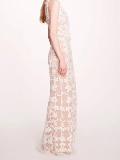 Corded Column Gown