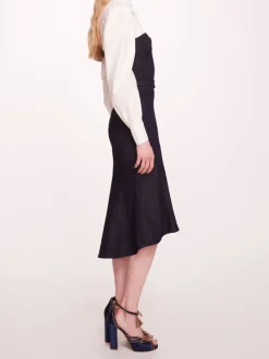 Denim Poplin Shirt Dress