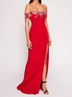 Draped Bodice Gown