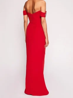 Draped Bodice Gown