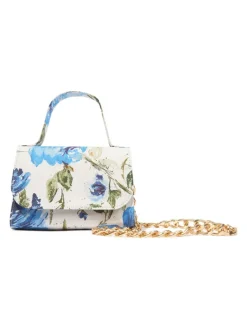 Floral Top Handle Bag