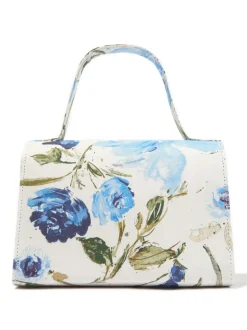 Floral Top Handle Bag