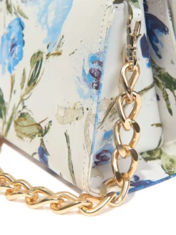 Floral Top Handle Bag