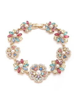 Multi Fresh Floral Bracelet