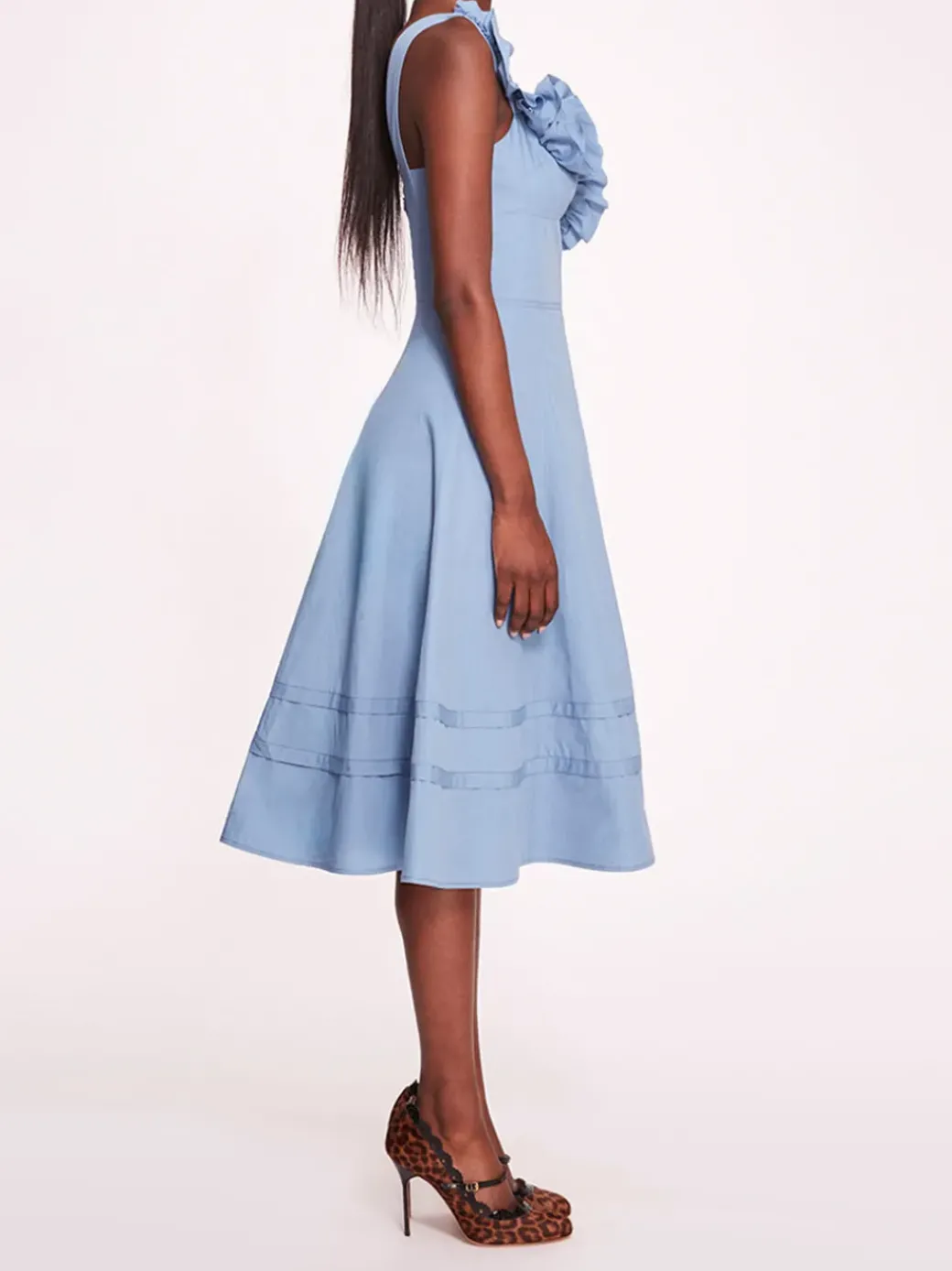 Rosette Ruffle Sundress