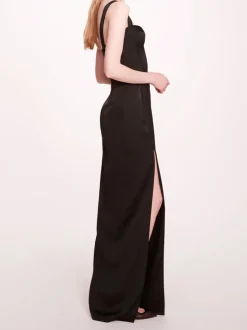 Satin Bustier Gown