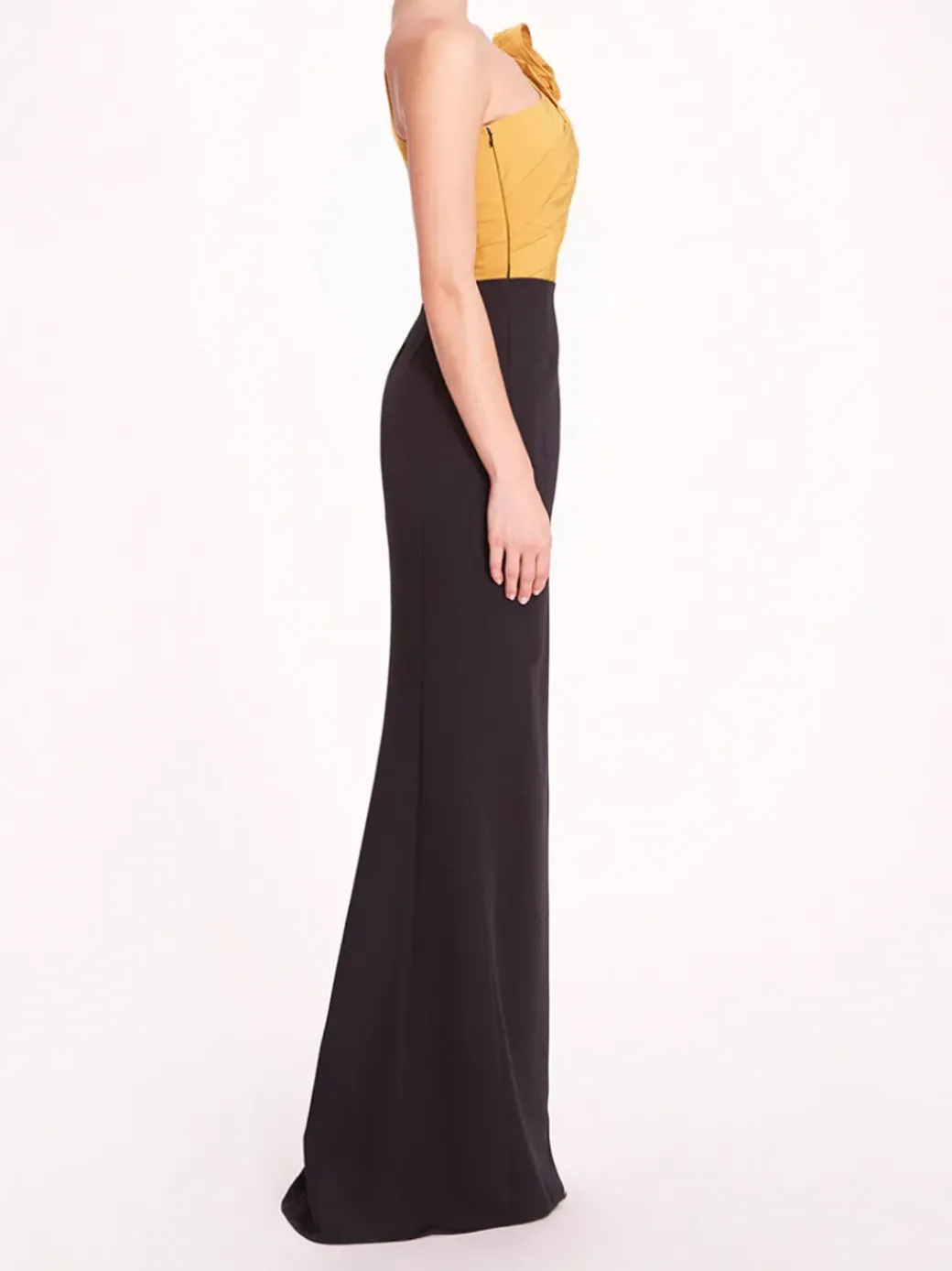 Taffeta Crepe Gown