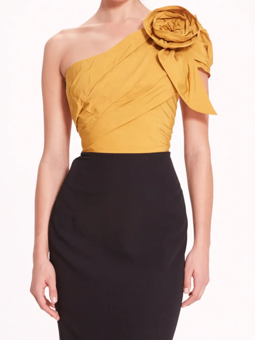 Taffeta Crepe Gown
