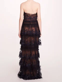 Tiered Terrarium Column Gown