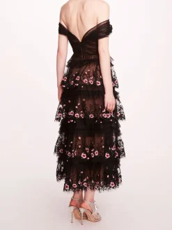 Tiered Terrarium Midi Dress