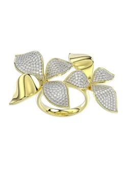 Wild Flower Yellow Gold Ring