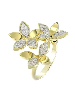 Wild Flower Yellow Gold Ring