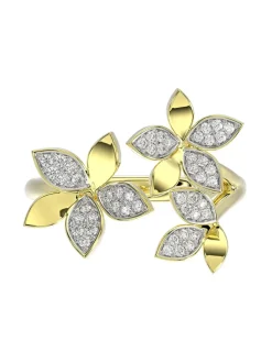 Wild Flower Yellow Gold Ring
