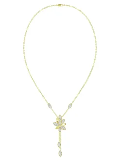 Wild Flower Yellow Gold Y Necklace