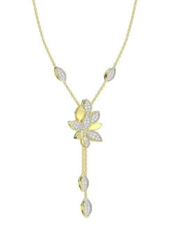 Wild Flower Yellow Gold Y Necklace